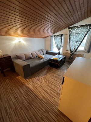 1 Zimmer Wohnung, Wohnzimmer, Küche, Bad, Flur, voll möbiliert in ruiger Gegend Frankenthal