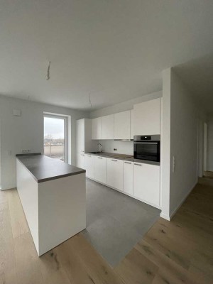 Hochwertige 3-Raum-Wohnung mit Dachterrasse und Einbauküche in Flensburg