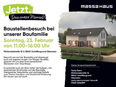 Baustellenbesichtigung  So. 23. Februar  11-16 Uhr  -35641 Schöffengrund Oberwetz Mühlentalstr. 12