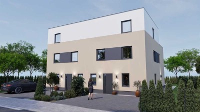 Bayenthal, Neubau Moderne Doppelhaushälfte, FBH, A+, PV, Lüftung