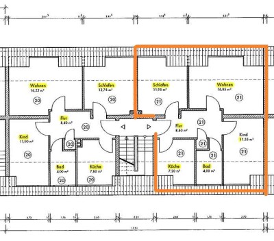 Ruhige 3-Zimmerwohnung in schöner Gegend mit Garage