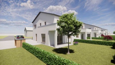 Neubau von 10 Doppelhaushälften in Mintraching / Rosenhof - Haustyp MODERN LIVING MAX