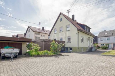 Sanierungsbedürftiges Zweifamilienhaus mit tollem Grundstück in attraktiver Lage von Flein!
