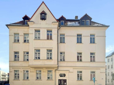 Charmante 3-Zimmer-Dachgeschoss-Wohnung in denkmalgeschütztem Altbau in Leipzig-Schönau