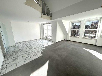 Renovierte Maisonettewohnung mit Süd-West Balkon und Aufzug im Herzen von Neuss