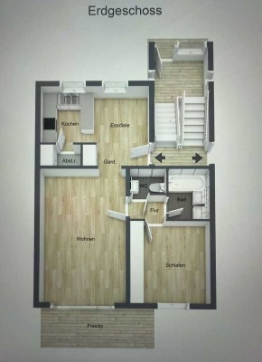 Charmante 2-Zimmerwohnung nahe SWR