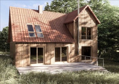 Ideals Ferienhaus in naturnaher Randlage