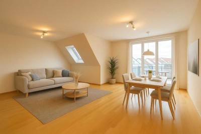 Clever investieren & gemeinsam wohnen – großzügige 3,5-Zi.-Dachgeschosswohnung mit Balkon