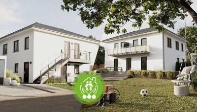 Zwei moderne Wohneinheiten mit Komfort & Effizienz in einem Haus