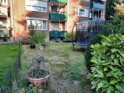 3 Zimmer Wohnung, Gartensondernutzung, West-Balkon, Garage, Hobbykeller, unvermietet, ohne Kaution