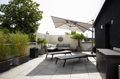 Modernes Penthouse mit Dachterrassentraum