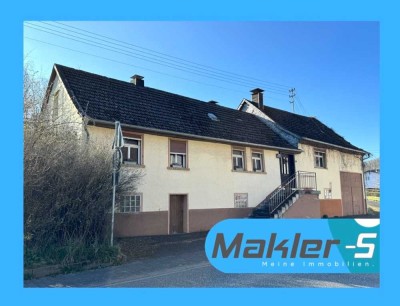 Ihr Rückzugsort auf dem Land. Ehem. Bauernhaus mit Scheune auf großflächigem Grundstück