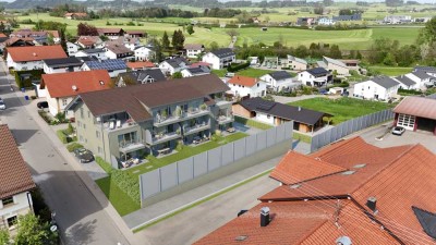 EH40 Neubau: 10 barrierefreie Eigentumswohnungen im Ortskern Dietmannsried (Allgäu) /KFW Förderfähig