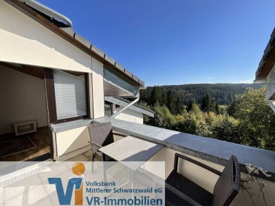 Sonnige Rückzugsoase im Schwarzwald – gepflegte 1-Zimmer-Wohnung mit Loggia in Schönwald!