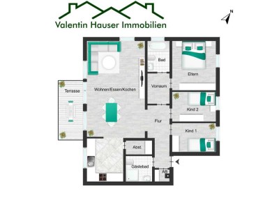 Reserviert ! Attraktive Terrassenwohnung in Groß Schwülper!
