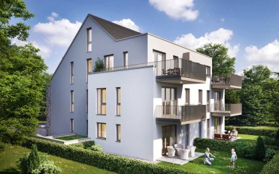 4-Zimmer-Erdgeschoss-Wohnung mit herrlicher West-Terrasse und eigenem, privaten Garten