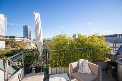 Modernes Maisonette-Juwel mit Terrasse im 3. Bezirk – Tischlerküche, 2 Bäder &amp; Klimaanlage