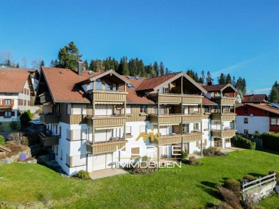 Hochwertig & modern: 
 2-Zimmer-Wohnung in bester Wohnlage von 
 Oberreute - Langenried