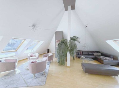 Großzügige, möblierte Maisonette-Wohnung - gewerbliche Nutzung ​möglich