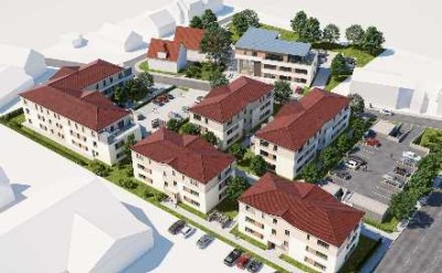 Moderne 3-Zimmer-Wohnung mit Balkon, barrierearm in Gronau (Leine) zu vermieten