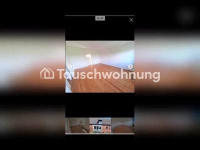 Tauschwohnung: Große 3 Zimmer + Garten + Garage Saga Wohnung