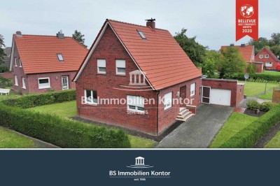 Rysum! Einfamilienhaus mit Gartenanlage, Garage, Nebengebäude und Terrasse in ruhiger Wohnlage!