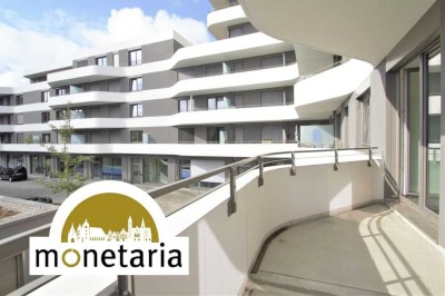 Barrierefreie Balkon-Wohnung im IN-Tower inkl. Einbauküche