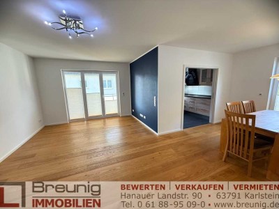 Moderne 3-Zi.-OG-Wohnung mit EBK, Gäste-WC, Loggia & Garage in ruhiger Lage