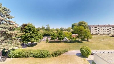 Gepflegte 3-ZKB-Wohnung mit Balkon und Garage in ruhiger Lage von Waghäusel