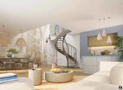 3 Zimmer Dachgeschosswohnung mit Balkon, Nähe Donaulände