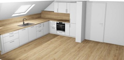 Neuwertige 3-Zimmer-Dachgeschosswohnung mit Stellplatz