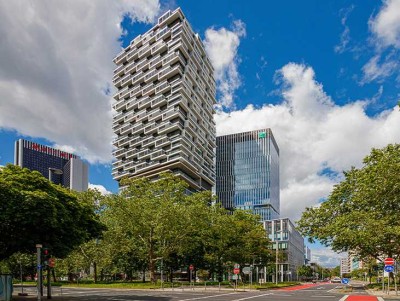 2 Zi- Eckwohnung im luxuriösen One Forty West mit Skylineblick