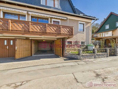 Gemütliche Doppelhaushälfte mit Garage und sensationeller Aussicht in Meiningen zu verkaufen.