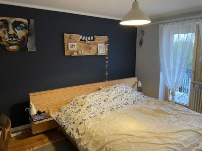 ruhige und sonnige 3-Zimmer-Wohnung mit Balkon in Rott