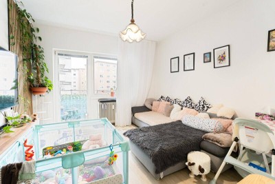 Sichere Rendite! Vermietete 2-Zimmer-Wohnung mit Balkon