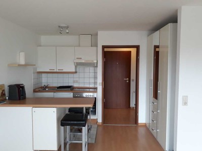 Möblierte  1-Zimmer Wohnung mit Balkon im 3. OG in Stuttgart-Möhringen