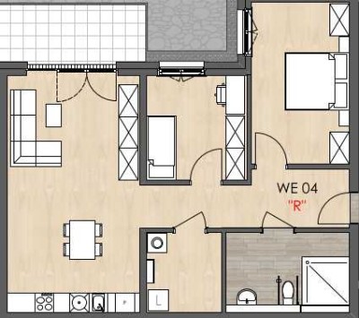 Moderne 3-Zimmer-Wohnung mit Balkon & Tiefgaragenstellplatz – provisionsfrei