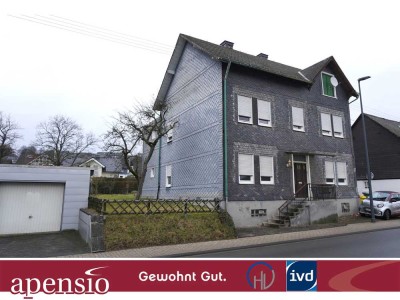 apensio -GEWOHNT GUT-: gemütliche 3-Zimmer Wohnung mit großem Garten
