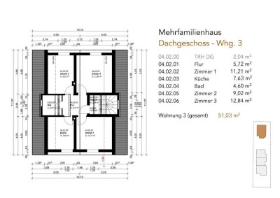 *Erstbezug nach Sanierung* 3-Raum-Dachgeschosswohnug