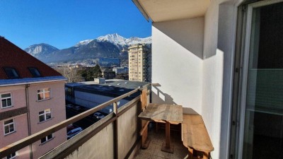 Ausblick in Pradler Vorteilslage