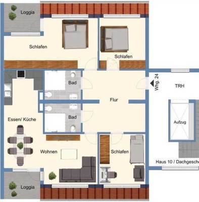 Barrierefreie 4 Zimmerwohnung nahe Klinikum Barmen