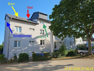 Stilvolle 3-Zimmer-Dachgeschosswohnung mit Balkon in Worms-Ibersheim