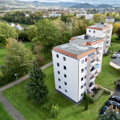 Gepflegte 3 Zimmer Wohnung in Eschwege, Einbauküche, Balkon, Tageslichtbad