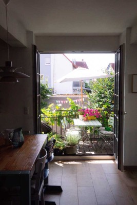 Provisionsfreie Maisonette-Wohnung mit Garten in alter Brauerei