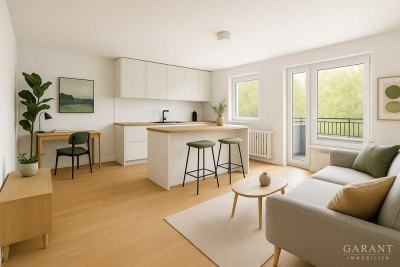 2 Zimmer-Wohnung in Freimann - ideal zum Renovieren & Gestalten.