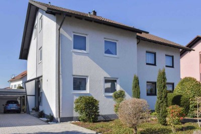 Sofort wohlfühlen: 6-Zi.-DHH, 2 Balkone, Garten, Garage und Carport in Bad Schönborn - Erbbaurecht