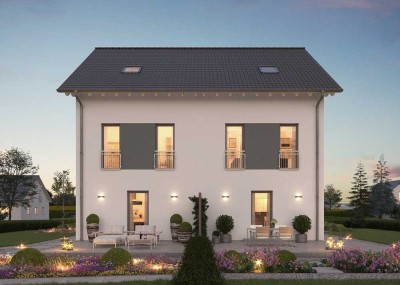 selber ausbauen & sparen = Muskelkraft wird zum Traumhaus | massa haus „TwinStyle 14.01 S“