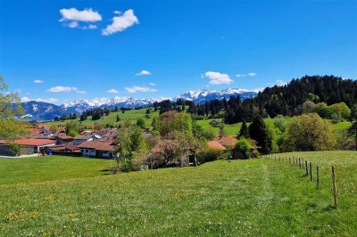 Landhaus mit Bergblick