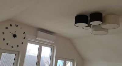 teilmöblierte DG-Wohnung mit Klimaanlage für 1 Person