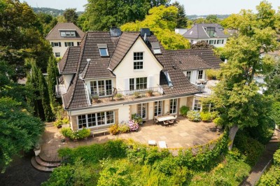 Einzigartiges Anwesen in erster Rheinlage mit spektakulärem Panoramablick